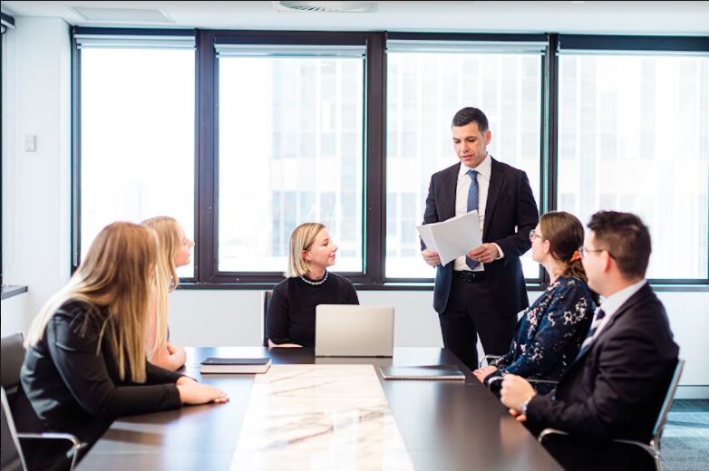 Optimum legal team at work